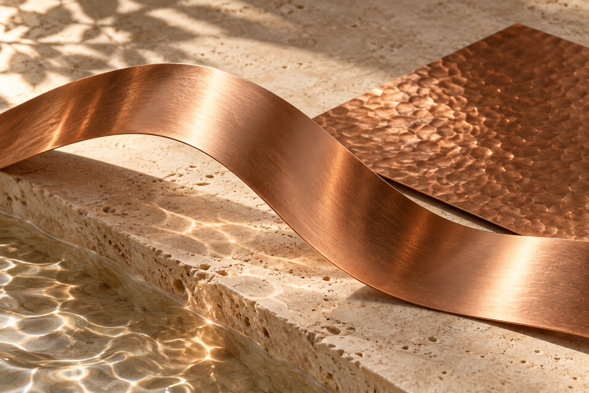 Editorial copper category artwork for Dr. White’s oral care
