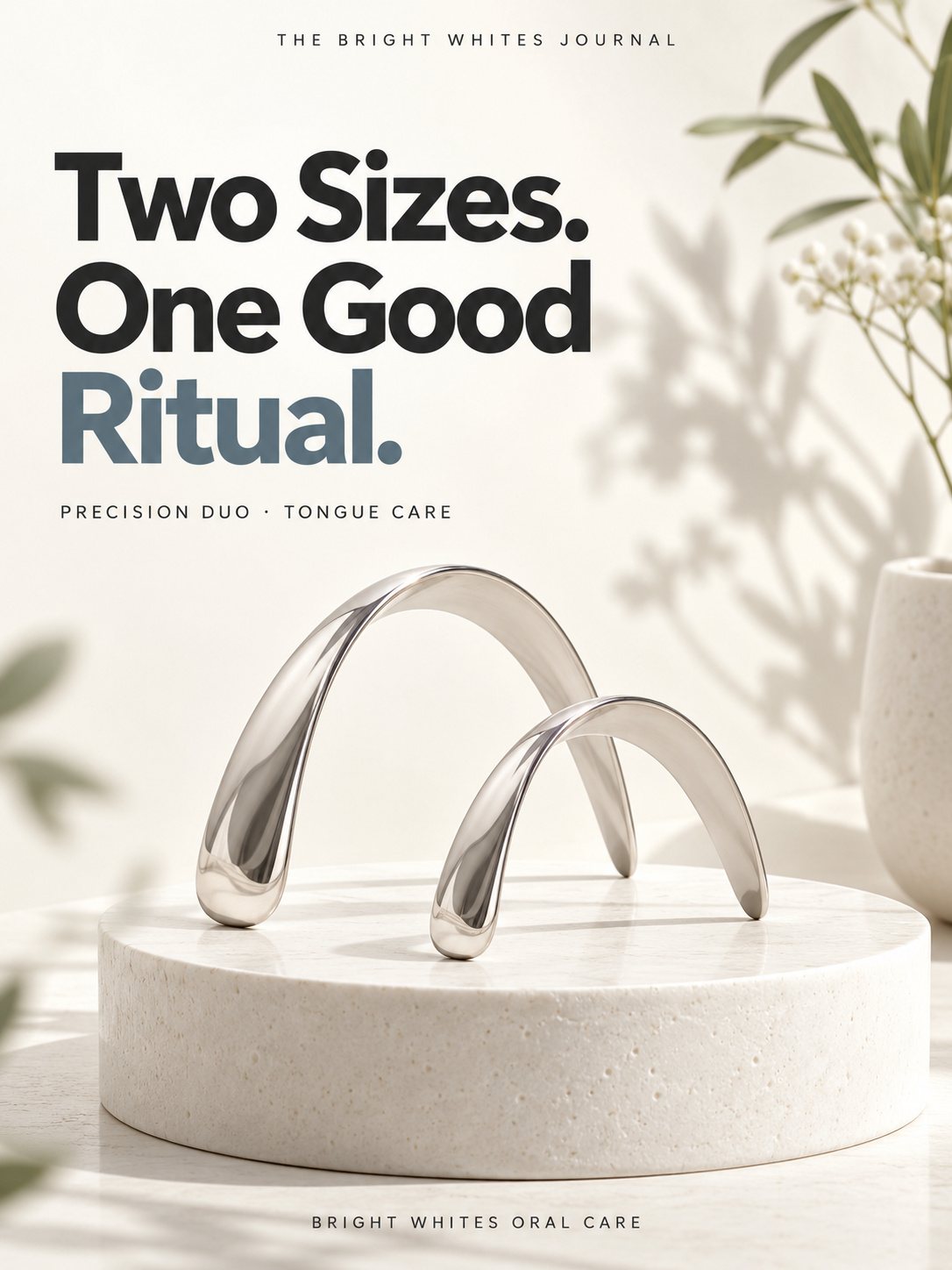 The Bright Whites Journal: Two Sizes. One Good Ritual.