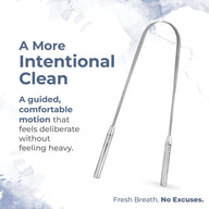 Dr. White’s Precision Tongue Care™ Dual Grip Stainless Steel Tongue Cleaner — image 3
