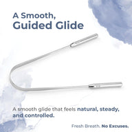 Dr. White’s Precision Tongue Care™ Dual Grip Stainless Steel Tongue Cleaner — image 6