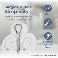 Dr. White’s Precision Tongue Care™ Single Grip Stainless Steel Tongue Cleaner — image 5