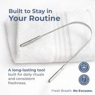 Dr. White’s Precision Tongue Care™ Dual Grip Stainless Steel Tongue Cleaner — image 7