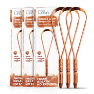Dr. White’s Copper + Craft™ Single Grip Copper Tongue Cleaner 3