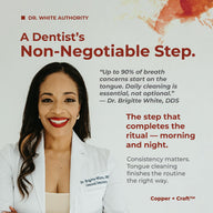 Dr. White’s Copper + Craft™ Focus Curve Copper Tongue Cleaner — image 6