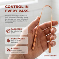Dr. White’s Copper + Craft™ Focus Curve Copper Tongue Cleaner — image 8