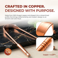 Dr. White’s Copper + Craft™ Focus Curve Copper Tongue Cleaner — image 4
