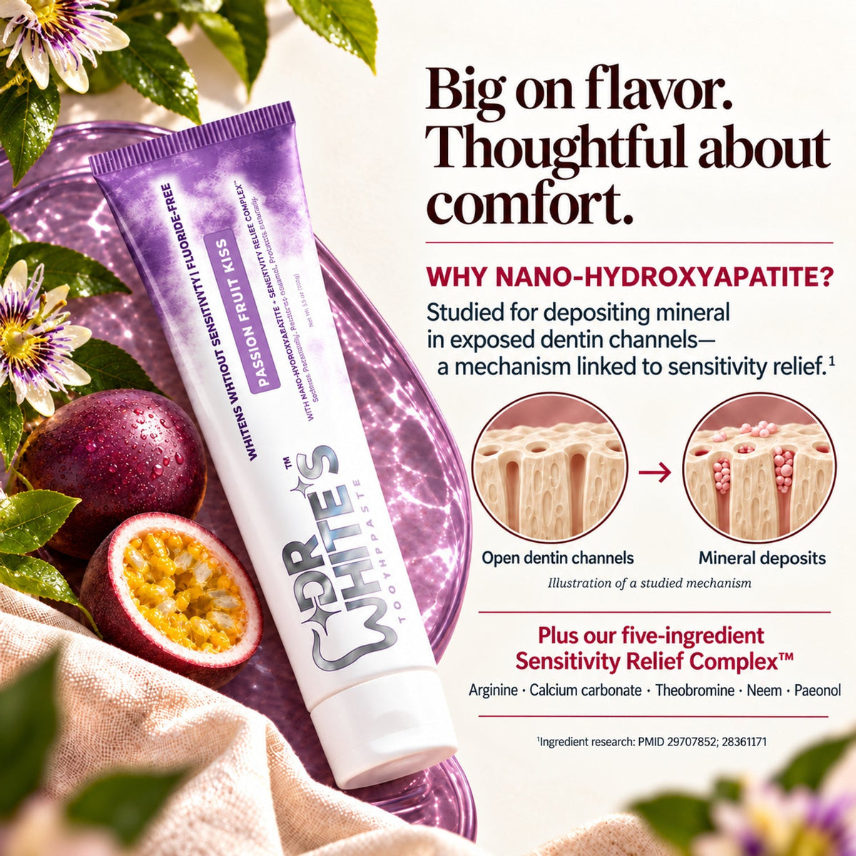 Dr. White’s Fruit by Design™ Bloom & Blush Trio — Sensitivity science