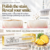 Dr. White’s Fruit by Design™ Bold & Bright Trio — Surface-stain science