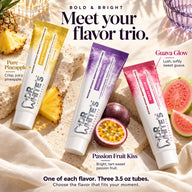 Dr. White’s Fruit by Design™ Bold & Bright Trio — Flavor guide and set contents