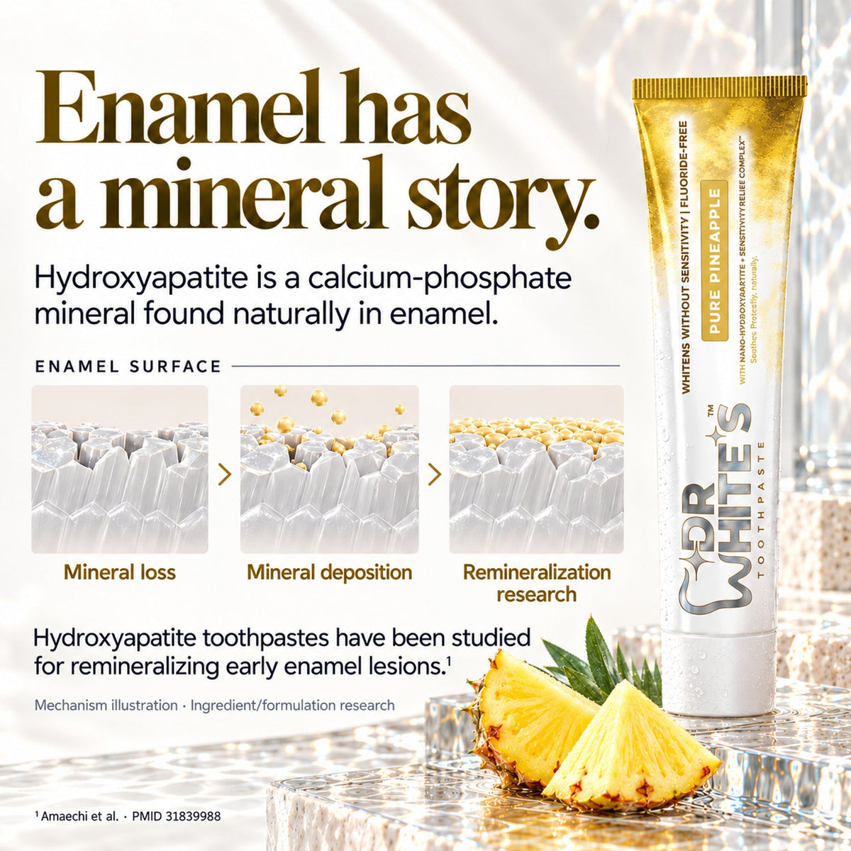 Dr. White’s Fruit by Design™ Bright Smile Trio — Enamel mineral science