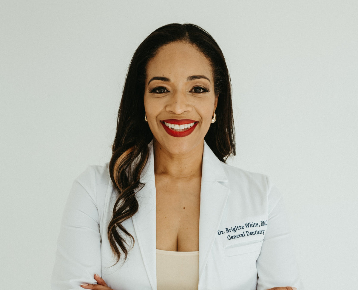 Dr. Brigitte White, DMD, cosmetic dentist and co-founder of Bright Whites Oral Care