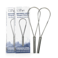 Dr. White’s Precision Tongue Care™ Refined Loop Stainless Steel Tongue Cleaner 2
