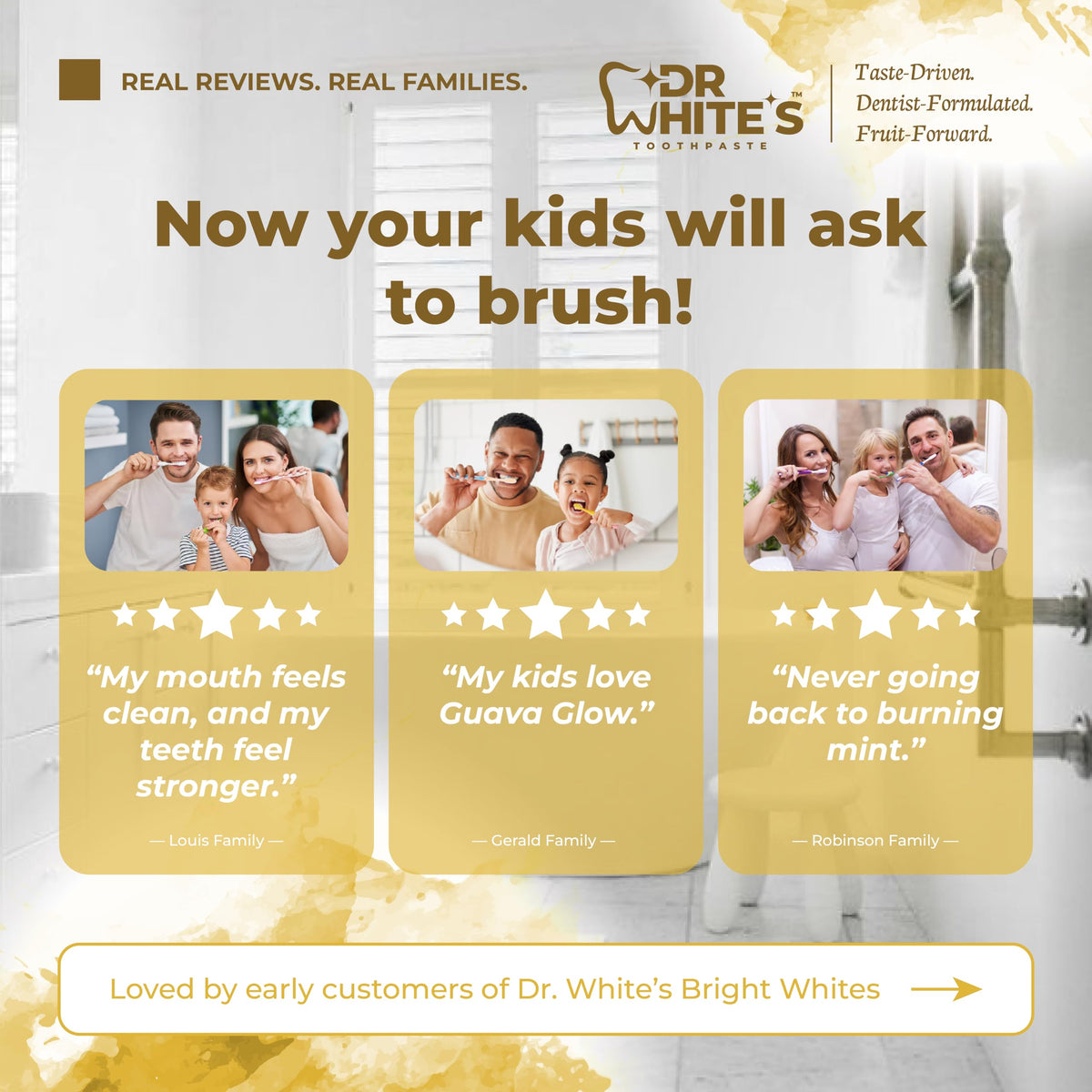 Dr. White’s oral care product