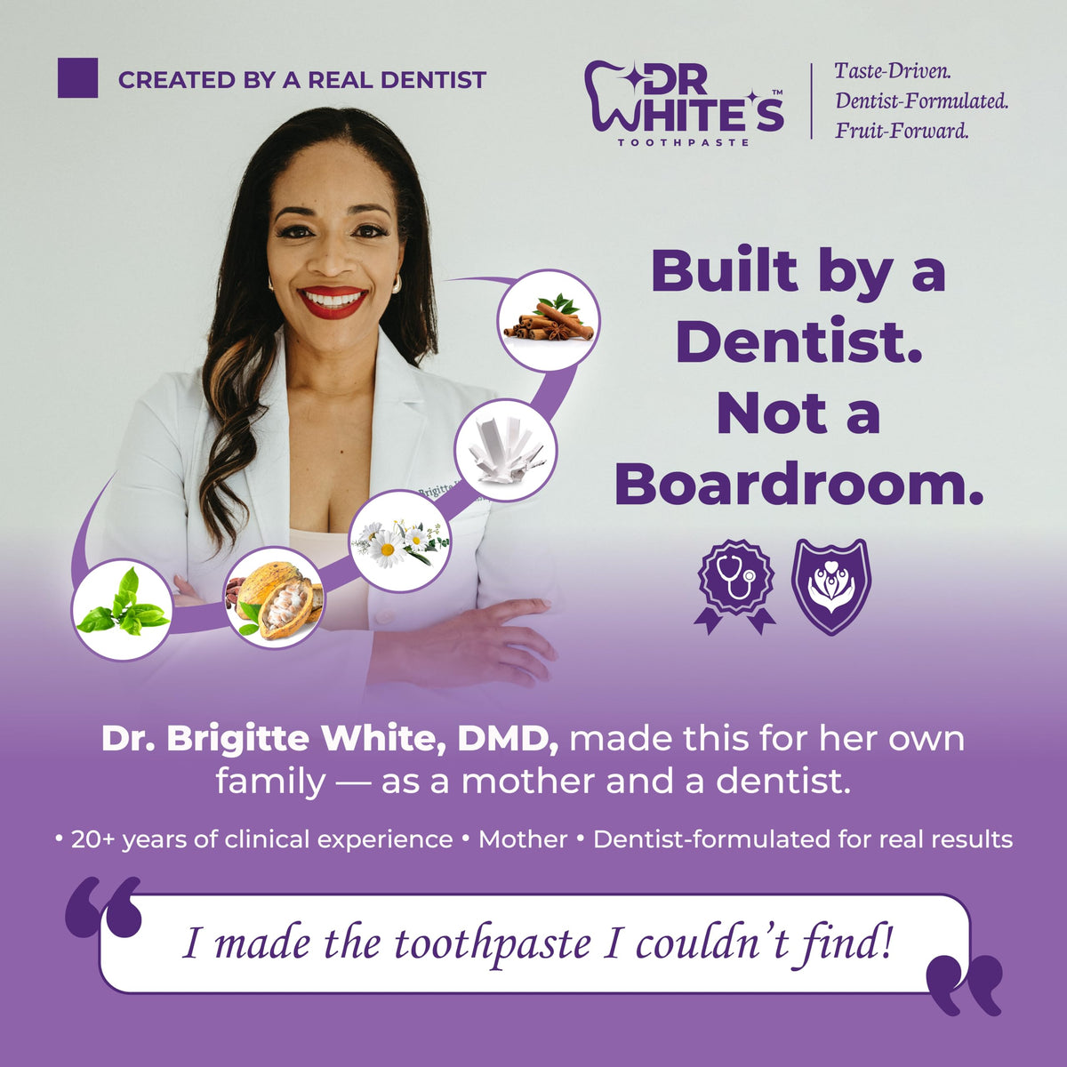 Dr. White’s oral care product