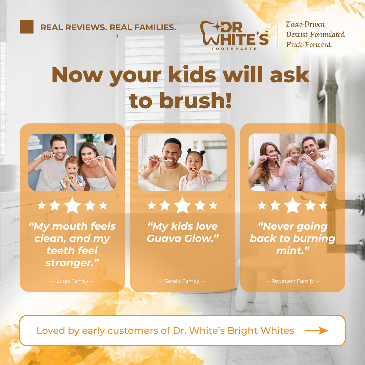 Dr. White’s oral care product