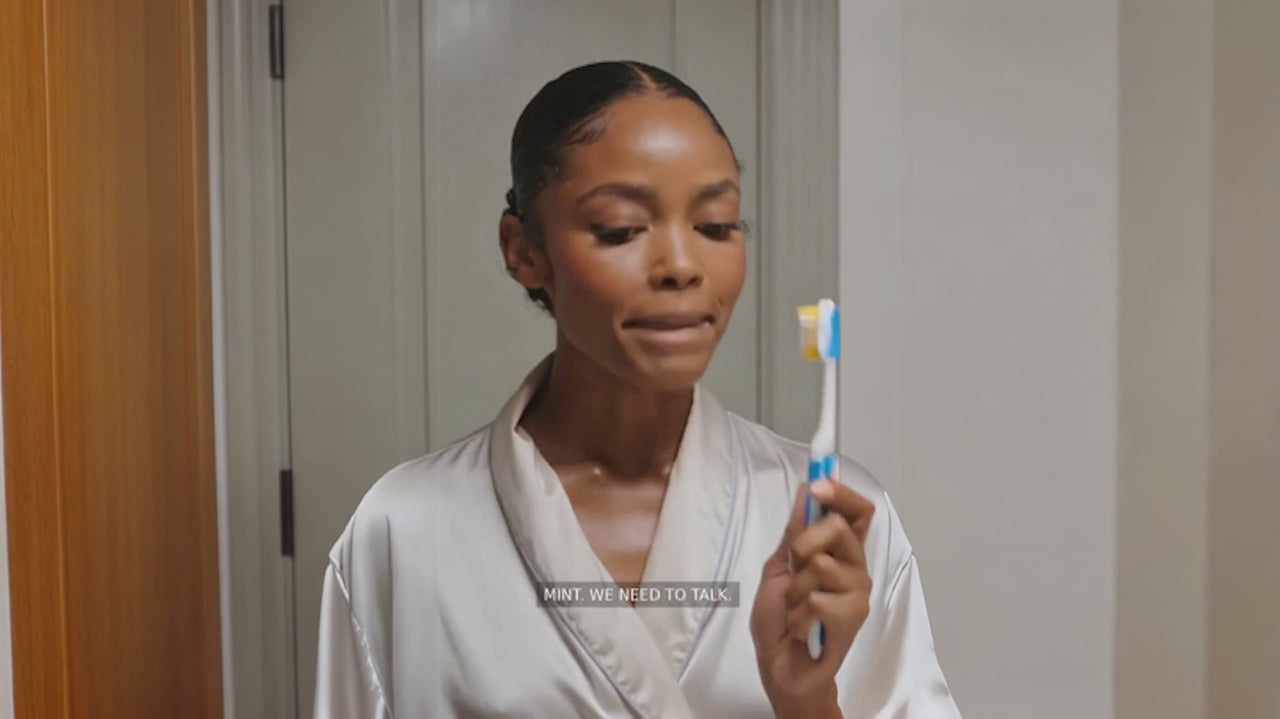 Bright Whites Fruit by Design toothpaste film