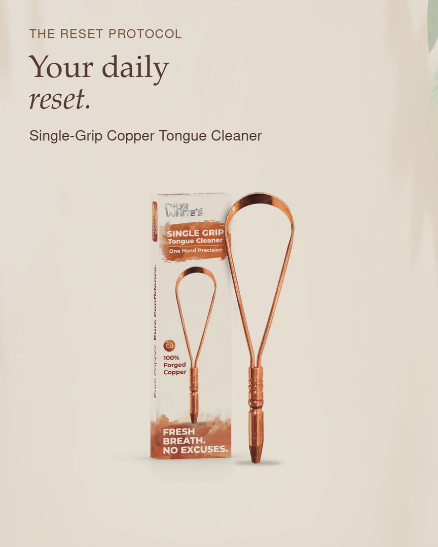 Bright Whites mobile daily ritual with product-free logo and tagline closing fade